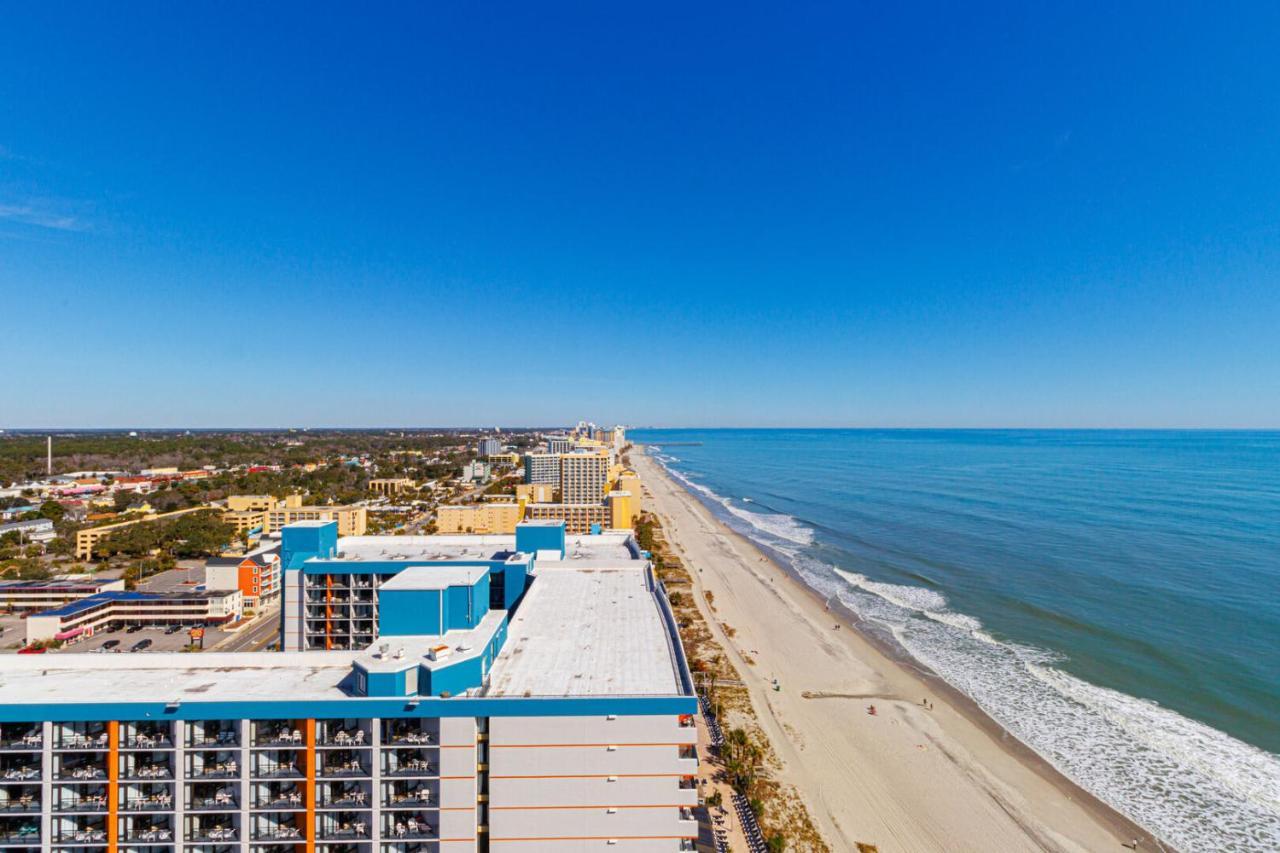 Ocean Front Studio With Amazing Views Palace Resort 1801 Sleeps 5 Guests Myrtle Beach Eksteriør billede