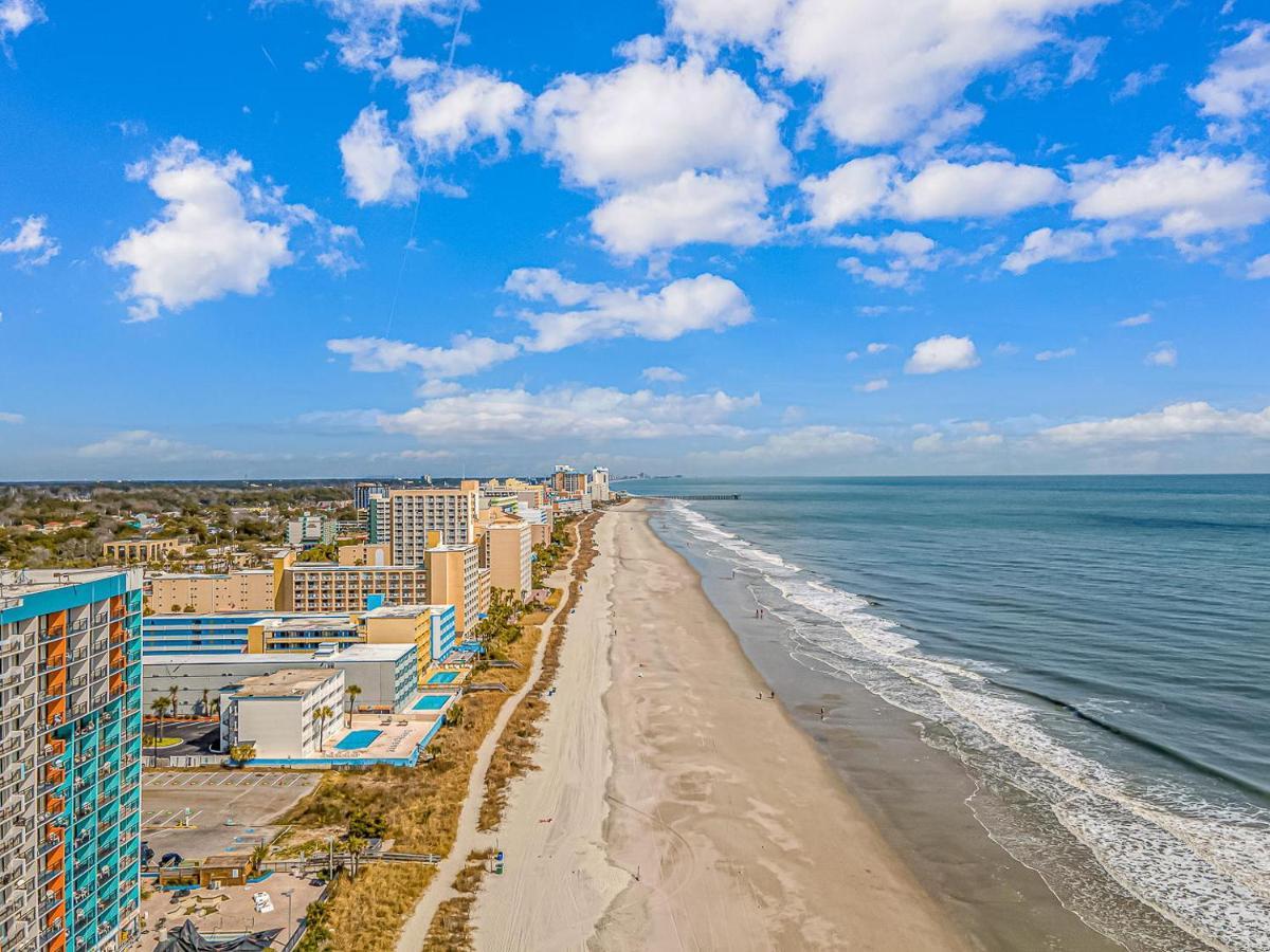 Ocean Front Studio With Amazing Views Palace Resort 1801 Sleeps 5 Guests Myrtle Beach Eksteriør billede
